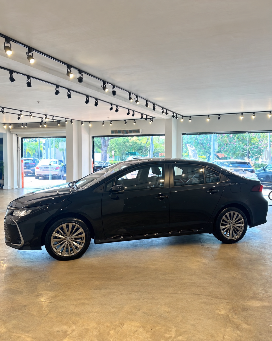 Toyota Corolla blindado da VER BRASÍLIA: vista lateral